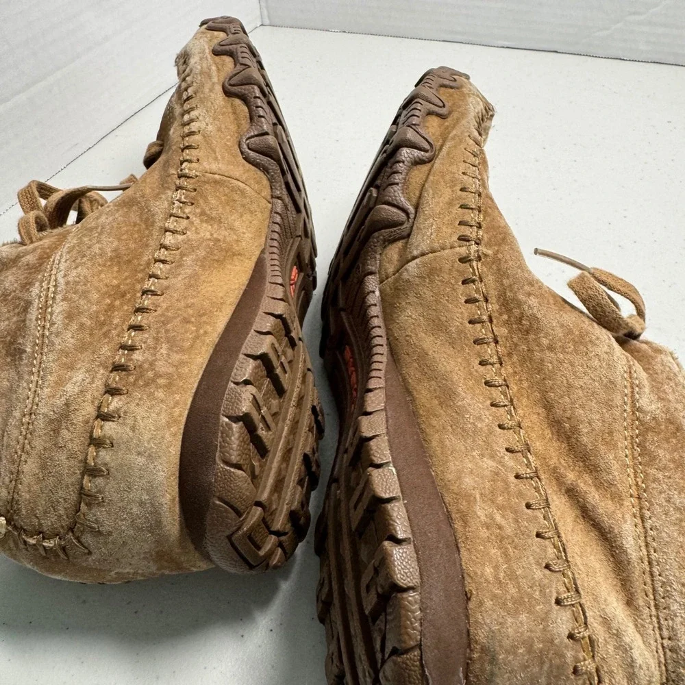 Boho Suede Faux Fur Lined Women Size 8 Skechers Relaxed Fit Memory Foam Boots‎